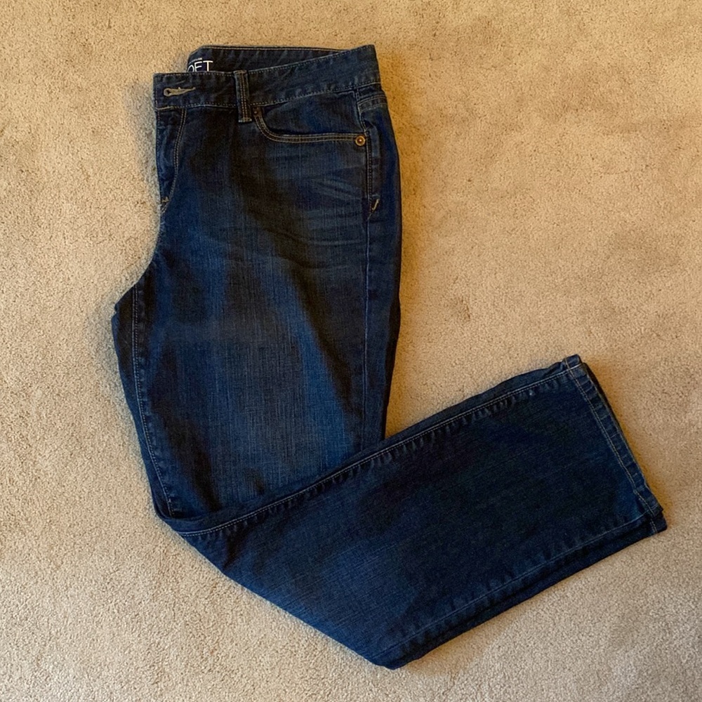 Curvy straight Loft jeans